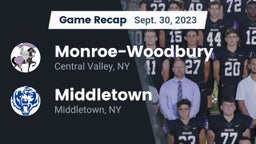 Recap: Monroe-Woodbury  vs. Middletown  2023