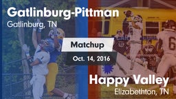 Matchup: Gatlinburg-Pittman vs. Happy Valley  2016