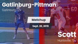 Matchup: Gatlinburg-Pittman vs. Scott  2019