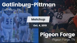 Matchup: Gatlinburg-Pittman vs. Pigeon Forge  2019