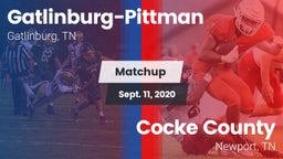 Matchup: Gatlinburg-Pittman vs. Cocke County  2020
