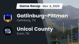 Recap: Gatlinburg-Pittman  vs. Unicoi County  2020