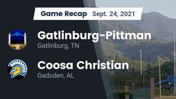 Recap: Gatlinburg-Pittman  vs. Coosa Christian  2021