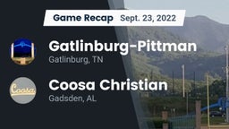 Recap: Gatlinburg-Pittman  vs. Coosa Christian  2022