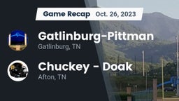 Recap: Gatlinburg-Pittman  vs. Chuckey - Doak  2023