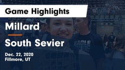 Millard  vs South Sevier  Game Highlights - Dec. 22, 2020