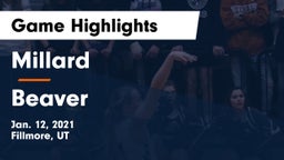 Millard  vs Beaver  Game Highlights - Jan. 12, 2021