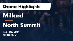 Millard  vs North Summit  Game Highlights - Feb. 23, 2021
