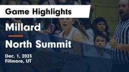 Millard  vs North Summit  Game Highlights - Dec. 1, 2023