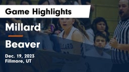 Millard  vs Beaver  Game Highlights - Dec. 19, 2023