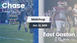 Matchup: Chase  vs. East Gaston  2018