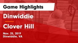 Dinwiddie  vs Clover Hill  Game Highlights - Nov. 25, 2019