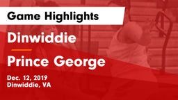 Dinwiddie  vs Prince George  Game Highlights - Dec. 12, 2019