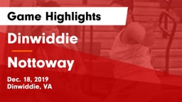 Dinwiddie  vs Nottoway  Game Highlights - Dec. 18, 2019
