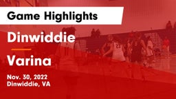 Dinwiddie  vs Varina  Game Highlights - Nov. 30, 2022