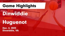 Dinwiddie  vs Huguenot  Game Highlights - Dec. 4, 2023