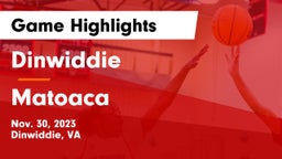 Dinwiddie  vs Matoaca  Game Highlights - Nov. 30, 2023
