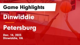 Dinwiddie  vs Petersburg  Game Highlights - Dec. 14, 2023