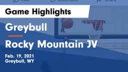 Greybull  vs Rocky Mountain JV Game Highlights - Feb. 19, 2021