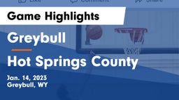 Greybull  vs Hot Springs County  Game Highlights - Jan. 14, 2023