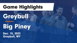 Greybull  vs Big Piney  Game Highlights - Dec. 15, 2023