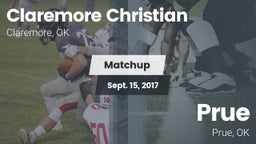 Matchup: Claremore Christian vs. Prue 2017