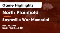 North Plainfield  vs Sayreville War Memorial  Game Highlights - Dec. 21, 2023