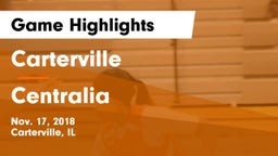 Carterville  vs Centralia  Game Highlights - Nov. 17, 2018