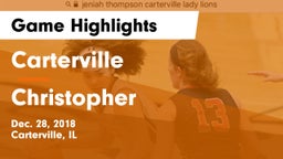 Carterville  vs Christopher Game Highlights - Dec. 28, 2018