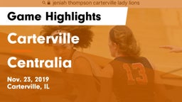 Carterville  vs Centralia Game Highlights - Nov. 23, 2019
