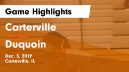 Carterville  vs Duquoin Game Highlights - Dec. 3, 2019