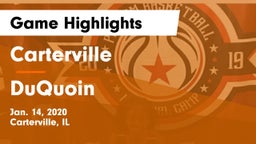 Carterville  vs DuQuoin Game Highlights - Jan. 14, 2020