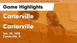 Carterville  vs Carterville  Game Highlights - Jan. 28, 2020