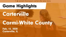 Carterville  vs Carmi-White County  Game Highlights - Feb. 12, 2020