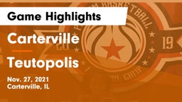 Carterville  vs Teutopolis  Game Highlights - Nov. 27, 2021