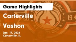 Carterville  vs Vashon  Game Highlights - Jan. 17, 2022