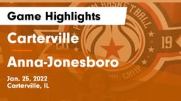 Carterville  vs Anna-Jonesboro  Game Highlights - Jan. 25, 2022