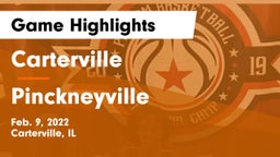 Carterville  vs Pinckneyville  Game Highlights - Feb. 9, 2022