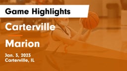 Carterville  vs Marion  Game Highlights - Jan. 3, 2023