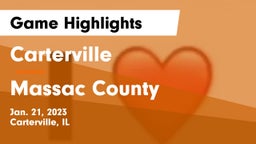 Carterville  vs Massac County  Game Highlights - Jan. 21, 2023