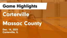 Carterville  vs Massac County  Game Highlights - Dec. 14, 2023