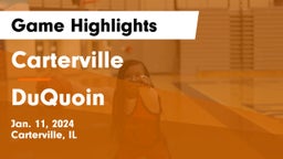 Carterville  vs DuQuoin  Game Highlights - Jan. 11, 2024