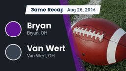 Recap: Bryan  vs. Van Wert  2016