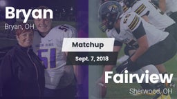 Matchup: Bryan vs. Fairview  2018