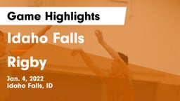 Idaho Falls  vs Rigby  Game Highlights - Jan. 4, 2022