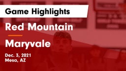 Red Mountain  vs Maryvale  Game Highlights - Dec. 3, 2021