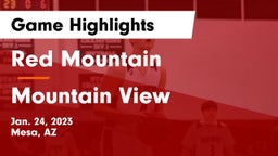 Red Mountain  vs Mountain View  Game Highlights - Jan. 24, 2023