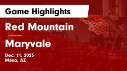 Red Mountain  vs Maryvale  Game Highlights - Dec. 11, 2023