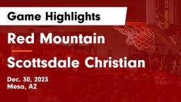 Red Mountain  vs Scottsdale Christian Game Highlights - Dec. 30, 2023