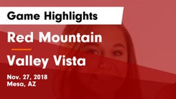 Red Mountain  vs Valley Vista Game Highlights - Nov. 27, 2018